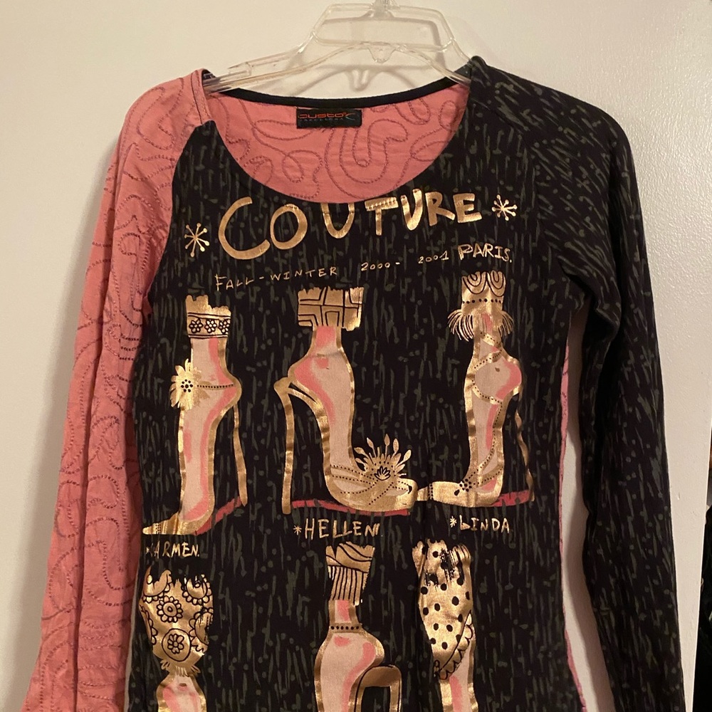 Custo Barcelona long sleeve top vintage